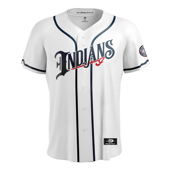 Indianapolis Indians Youth Home White Replica On-Field Jersey