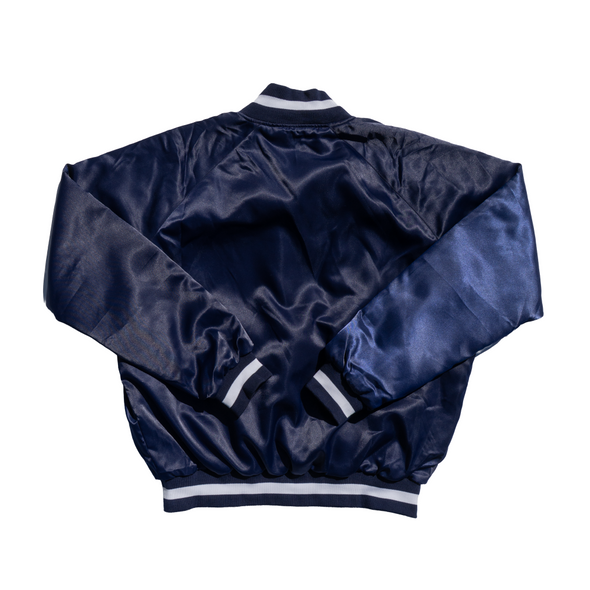 Indianapolis Indians Adult Official League Navy OG Satin Bomber Jacket