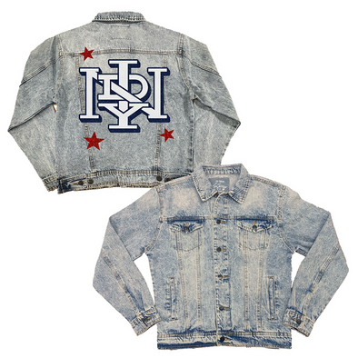 Indianapolis Indians Women's Tiny Turnip Boyfriend Denim Jacket