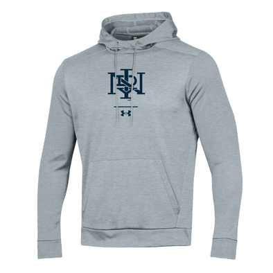 Indianapolis Indians Adult Grey Home Cap Under Armour All Day Fleece Pullover Hoodie