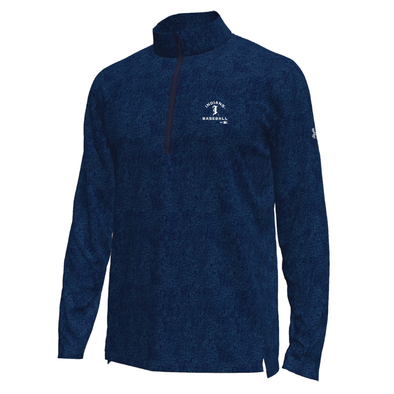 Indianapolis Indians Adult Navy Road Under Armour Tech Pixelate 1/4-Zip Jacket