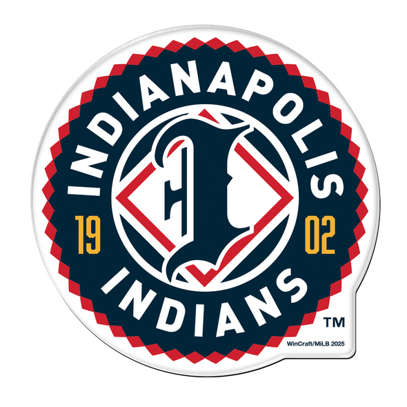 Indianapolis Indians WinCraft Acrylic Primary Logo Magnet