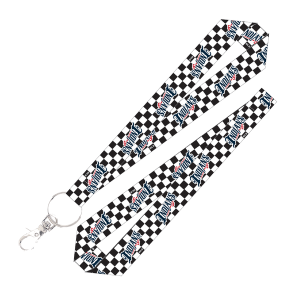 Indianapolis Indians Wincraft Checkered Flag Key Strap