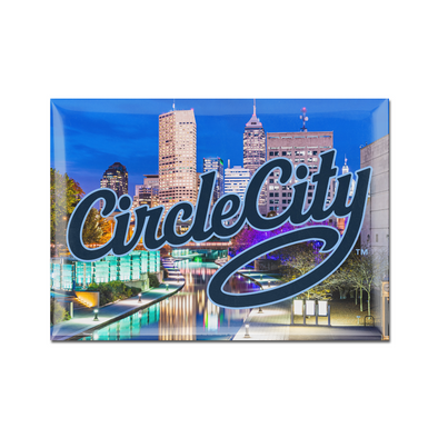 Indianapolis Indians WinCraft Circle City Skyline Magnet