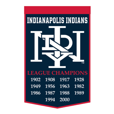 Indianapolis Indians Wincraft 24" x 38" Wool Championship Banner