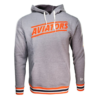 Men's Las Vegas Aviators New Era Aviators Diagonal Heather Gray Hoodie