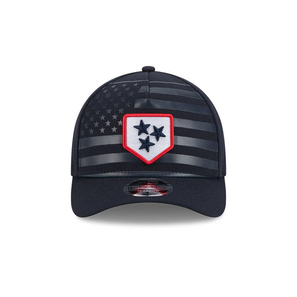 Nashville Sounds New Era 9FORTY M-Crown Navy AF Flag Hat