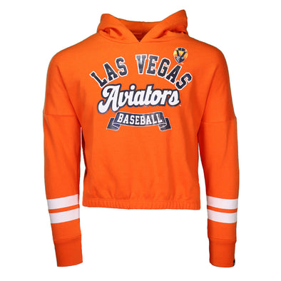 Girls' New Era LVAB Orange Cuffed Fleece Pullover Hoodie