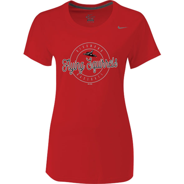 Richmond Flying Squirrels Women's Nike Dri-Fit Circle Script Tee