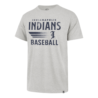 Indianapolis Indians '47 Adult Grey Rider Franklin Tee
