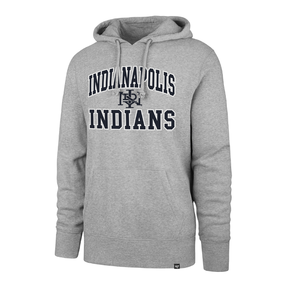 Indianapolis Indians '47 Adult Grey Road Velocity Hood
