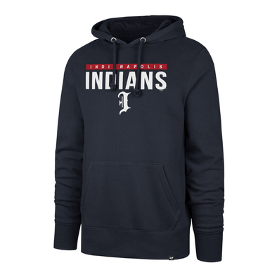 Indianapolis Indians '47 Adult Navy Road Power Luck Hood