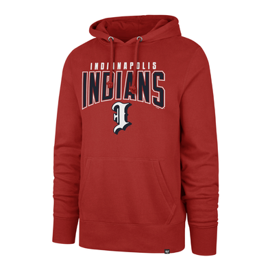 Indianapolis Indians '47 Adult Red Team Arch Hood