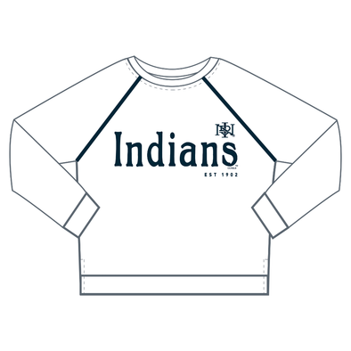 Indianapolis Indians Women's Concepts Sport White Medley Longsleeve Top