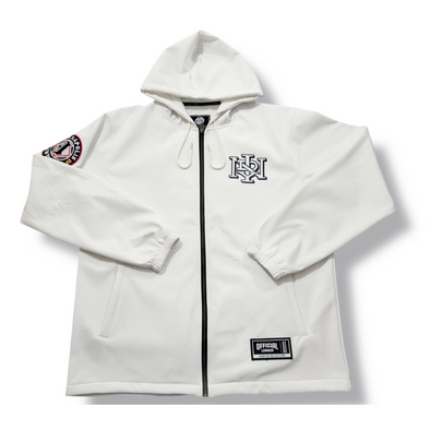 Indianapolis Indians Adult Official League White Home Coaches Hooded Jacket