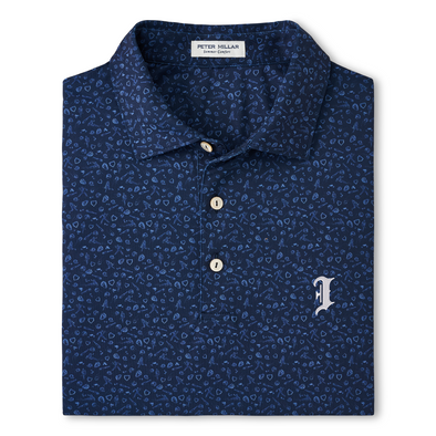 Indianapolis Indians Adult Peter Millar Navy Batter Up Performance Jersey Polo