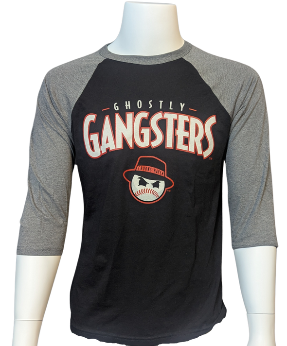 Saints Ghostly Gangsters Raglan Baseball 3/4 T