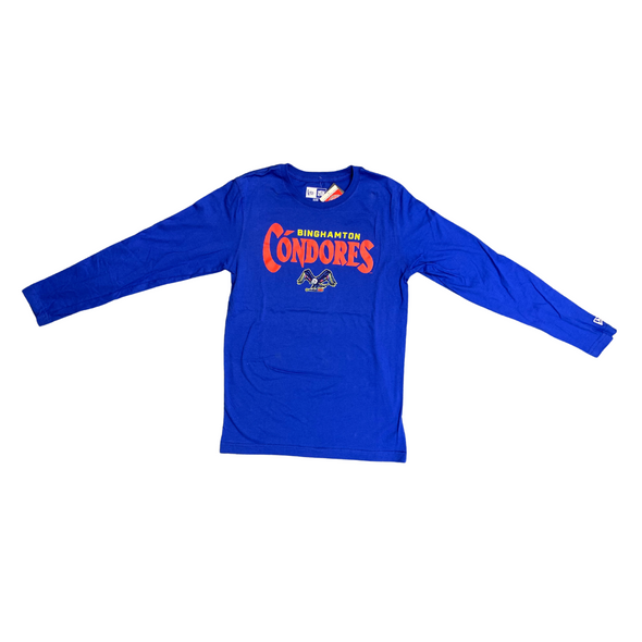 BRP Los Cóndores de Binghamton Copa de la Diversión New Era Royal Blue L/S Shirt