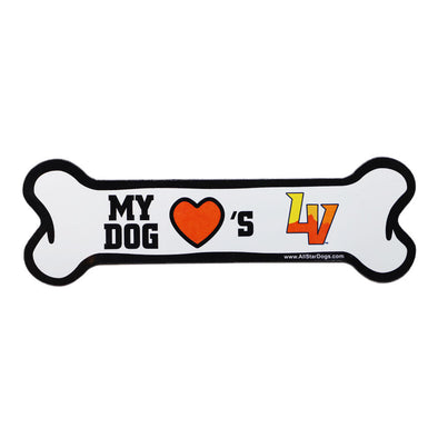 Pets' Las Vegas Aviators All Star Dogs My Dog Loves LV Bone Magnet