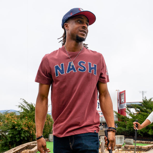 Nashville Sounds '47 Brand Mission Red Franklin Fieldhouse Tee