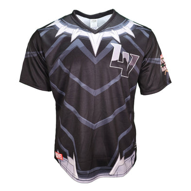 Men's Las Vegas Aviators OT Sports Marvel's Defenders of the Diamond Black Panther Replica Jersey