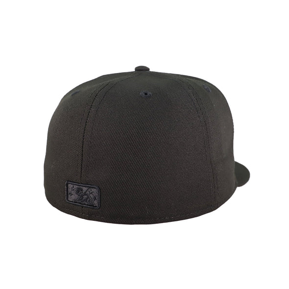 New Era LV Black on Black 59FIFTY Fitted Hat