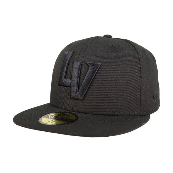 New Era LV Black on Black 59FIFTY Fitted Hat