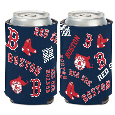 Boston Red Sox Wincraft Scatter Print Koozie