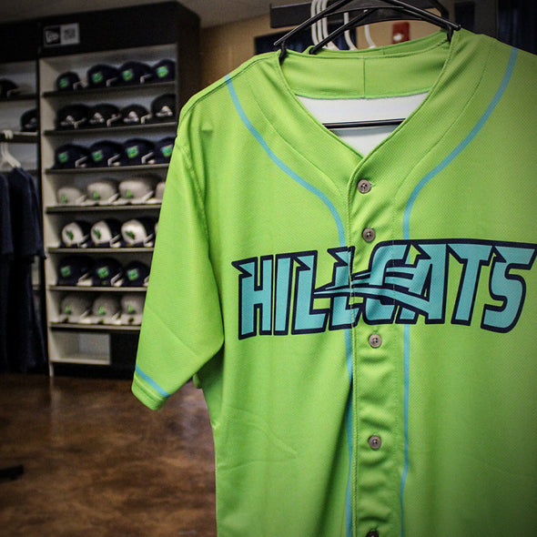 Lynchburg Hillcats Adult Green Jersey