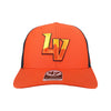 Las Vegas Aviators '47 Brand LV Orange/Navy Trucker Snapback Hat