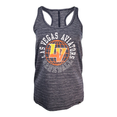 Women's New Era Globe LV Navy Space Dye Tank