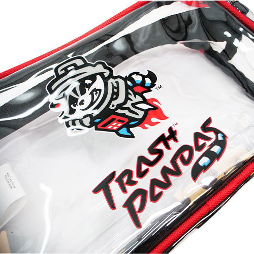 Red Clear Camera Bag