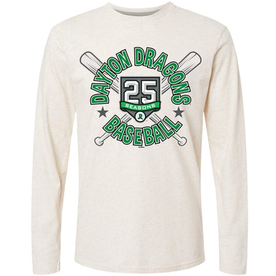 Adult Fizzle 25 Seasons Long Sleeve T-Shirt