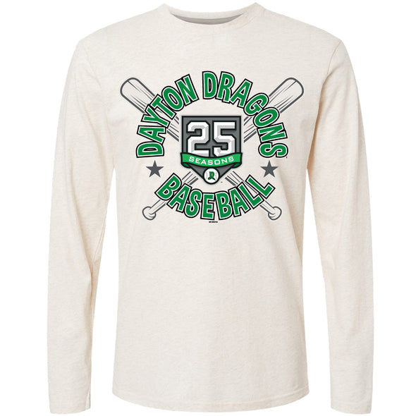 Adult Fizzle 25 Seasons Long Sleeve T-Shirt