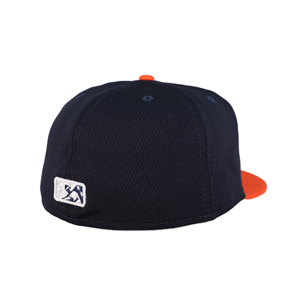 New Era On-Field Batting Practice Navy/Orange 59FIFTY Fitted Hat