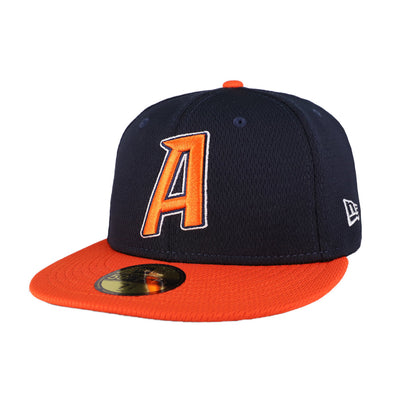 New Era On-Field Batting Practice Navy/Orange 59FIFTY Fitted Hat