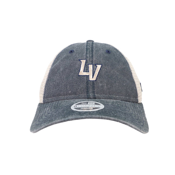 Women's New Era LV Micro Navy/White 9TWENTY Strapback Hat