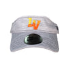 New Era LV Digital Tech Heather Gray Velcroback Visor