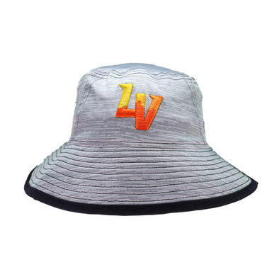 Las Vegas Aviators New Era LV Digital Tech Heather Gray Bucket Hat