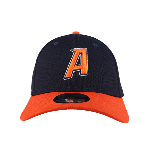 Las Vegas Aviators New Era Batting Practice Navy/Orange 39THIRTY Stretch Fit Hat