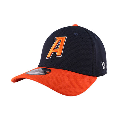 New Era Batting Practice Navy/Orange 39THIRTY Stretch Fit Hat