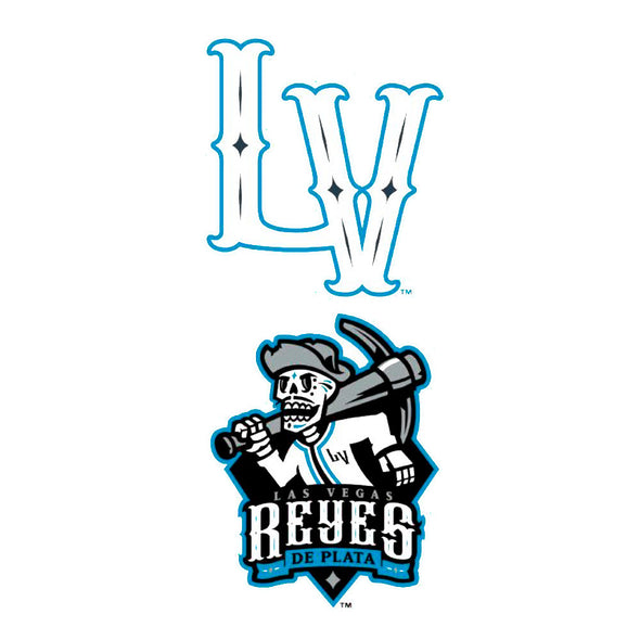 Las Vegas Reyes de Plata Wincraft LV/Primary Logo 2-Pack Perfect Cut Decals