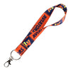 Las Vegas Aviators Wincraft Aviators/LV Monogram Repeat Navy/Orange 1" Key Strap