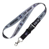 Las Vegas Aviators Wincraft Retro Logo Team Heather Black/Silver 1" Lanyard with Buckle