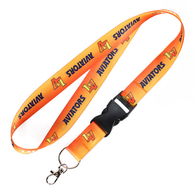 Las Vegas Aviators Wincraft Aviator/LV Monogram Gradient 1" Lanyard with Buckle