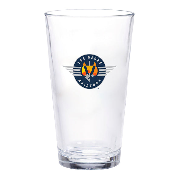 Las Vegas Aviators Wincraft LV Monogram/Retro Logo Clear Pint Glass