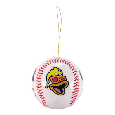 Bmore Sports Spruce/Snowman White Holiday Ornament