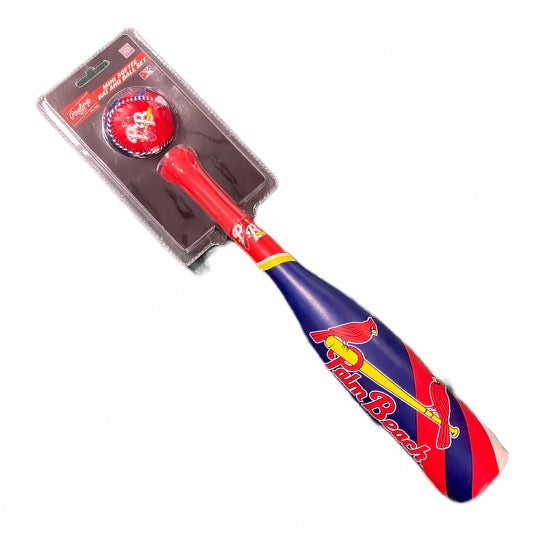 Palm Beach Cardinal Mini Softee Bat & Ball Set