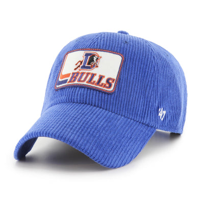 Durham Bulls 47 Brand Royal Wax Pack Corduroy Clean Up