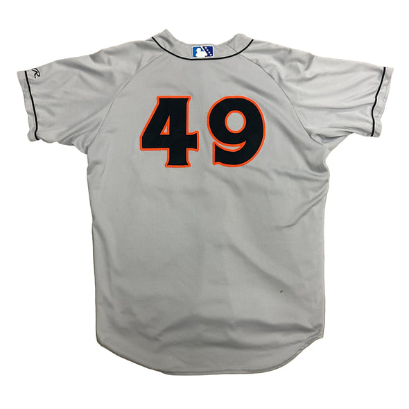Delmarva Shorebirds Rawlings 2025 Team Issued Grey Jerseys